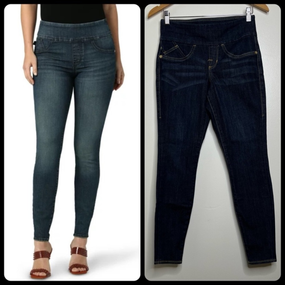Rock & Republic Denim RX Slimming Denim‎ Cure Fever Crop Pull On Jeans Size 6